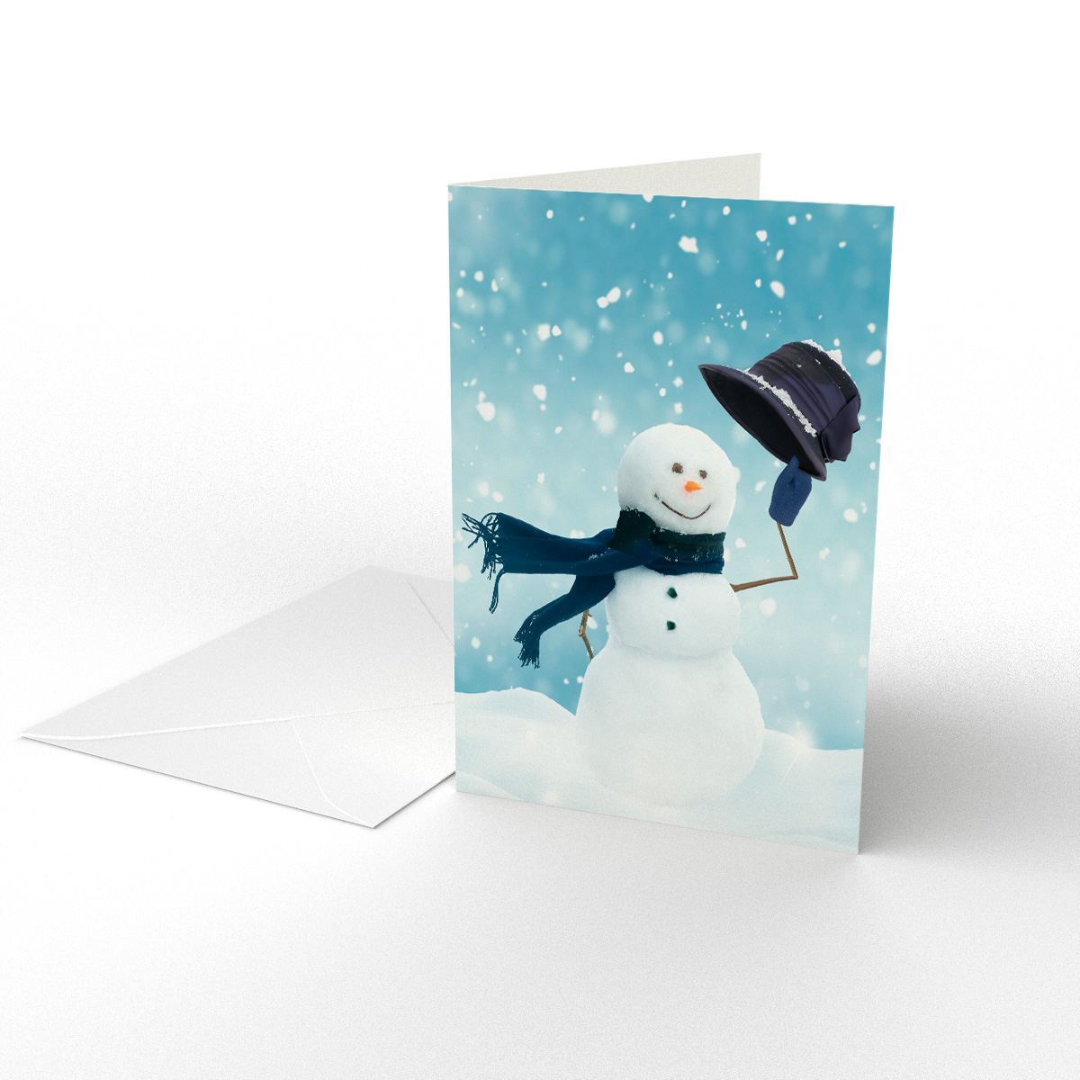 Julkort Snögubbe Julkort Snögubbe