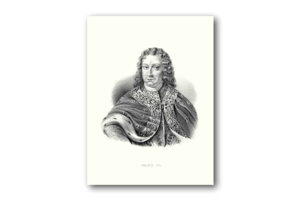 Affisch medium Karl XI Affisch medium Karl XI