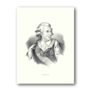 Affisch medium Gustaf III