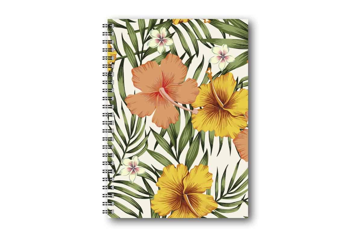 Anteckningsblock Gula blommor Anteckningsblock Gula blommor