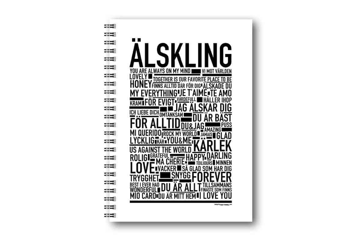 Skrivbok Älskling Skrivbok Älskling