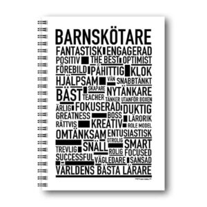 Skrivbok Barnskötare