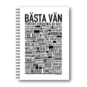 Skrivbok Bästa vän