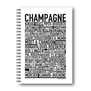 Skrivbok Champange