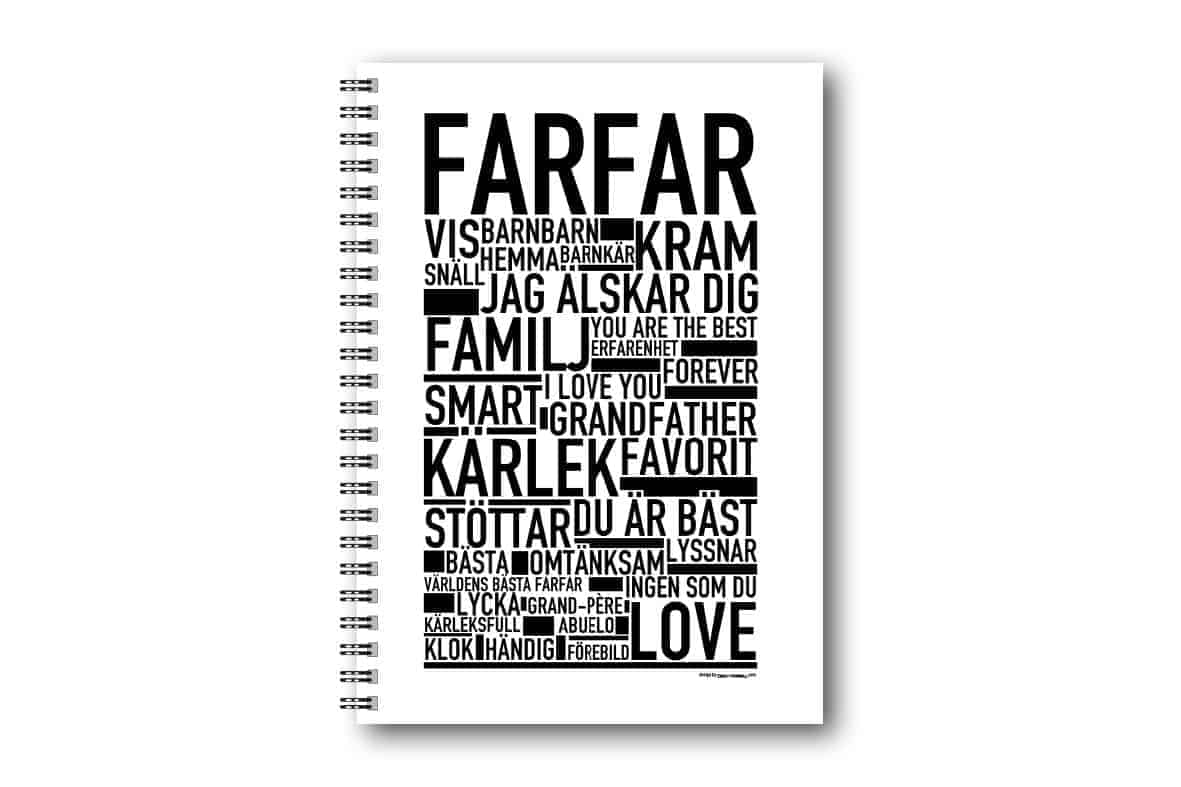 Skrivbok Farfar