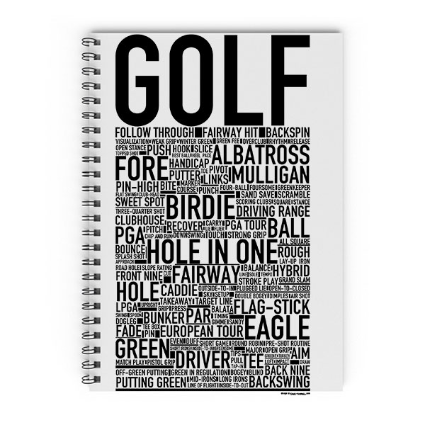 Skrivbok Golf Skrivbok Golf