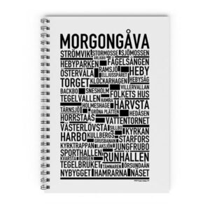 Skrivbok Wallstars Morgongåva