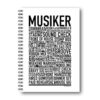 Skrivbok Musiker