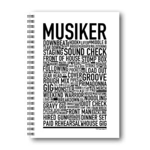 Skrivbok Musiker