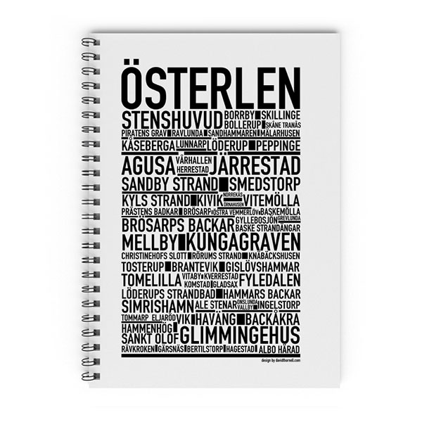 Skrivbok Österlen