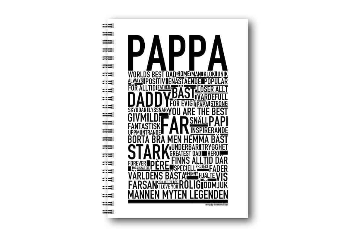 Skrivbok Pappa