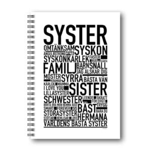 Skrivbok Syster