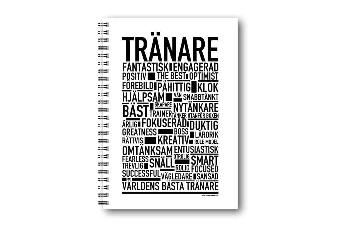 Skrivbok Tränare Skrivbok Tränare
