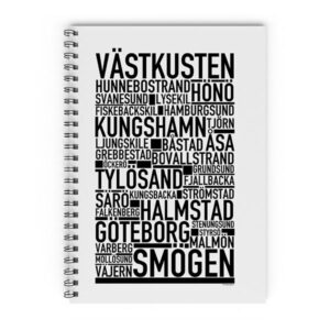 skrivbok västkusten