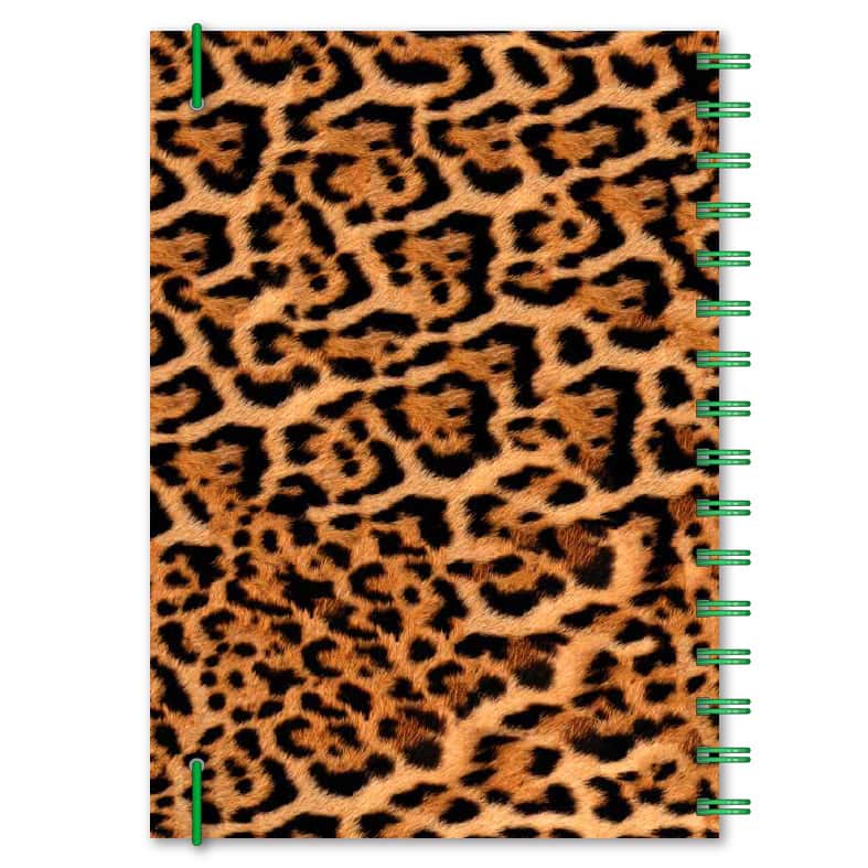 Personlig almanacka Leopard baksida