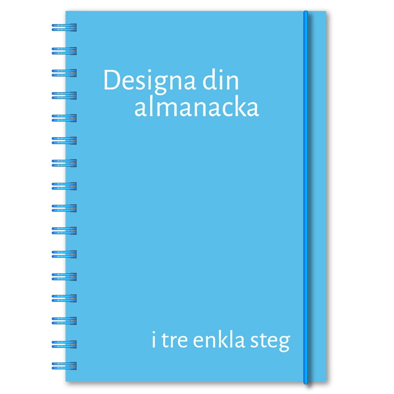 Personlig almanacka Blå Personlig almanacka Blå