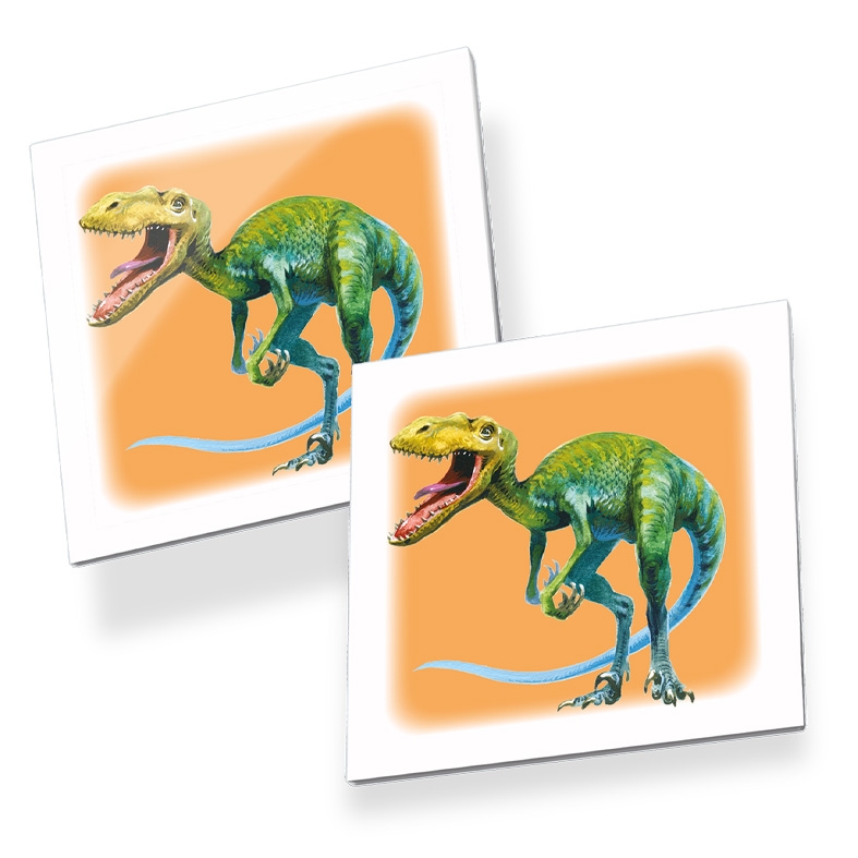 Barnspel Memory Dinosaurier brickor 2