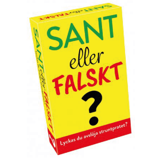 Resespel Sant eller falskt Resespel Sant eller falskt