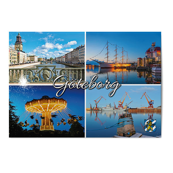 Vykort Göteborg Kollage 1 Vykort Göteborg Kollage 1