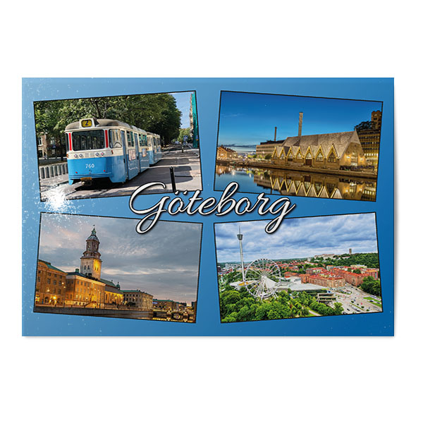 Vykort Göteborg Kollage 2