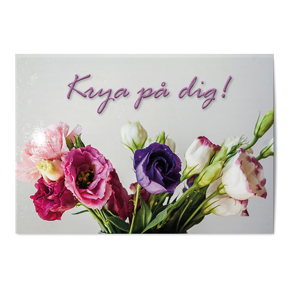 Vykort Krya på dig Vykort Krya på dig