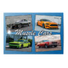 Vykort Muscle Cars Kollage