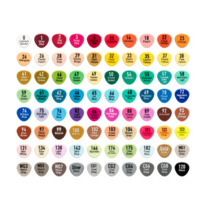 Graphic Art Twin marker 80 pack 2