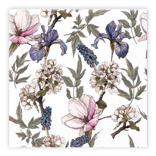 MATSERVETTER 20P BLOMMOR PASTELL MATSERVETTER 20P BLOMMOR PASTELL