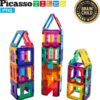 PicassoTiles Magnetiska byggnadsplattor Artistry 42 delar 4