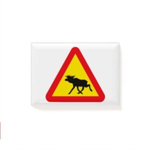 MASV25 Magnet Älg Varning