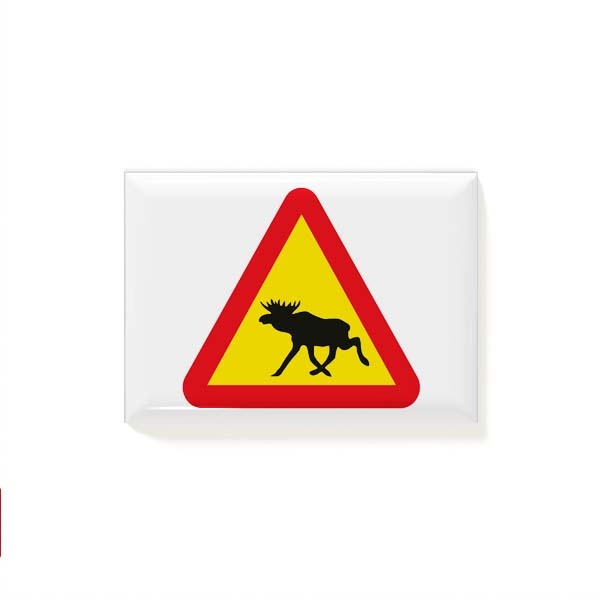 MASV25 Magnet Älg Varning MASV25 Magnet Älg Varning