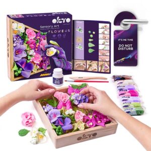 Pyssel vuxna Blommor lera Inspiration översikt