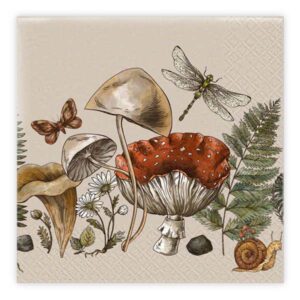 Matservetter 20p Svamp Beige 2