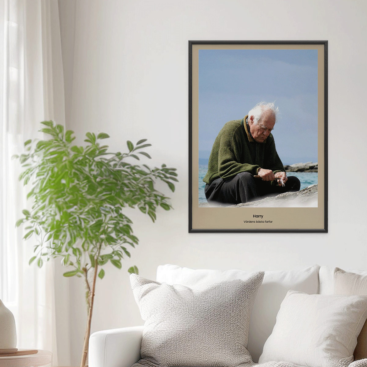 Fotoposter Farfar 1 Vägg 1
