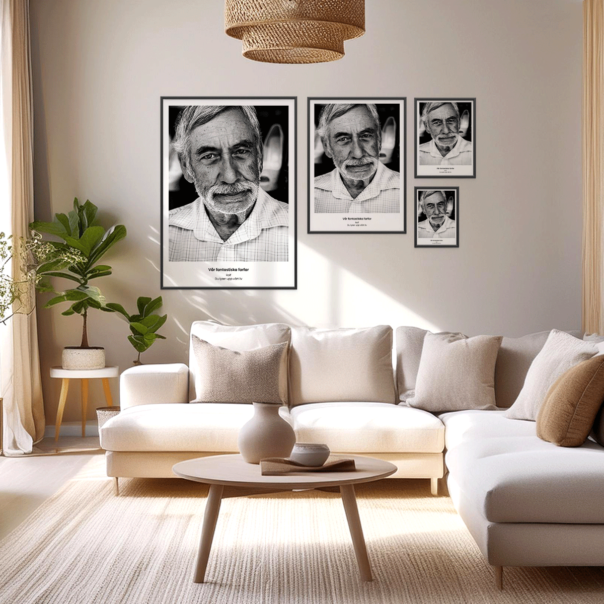 Fotoposter Farfar 3 Format