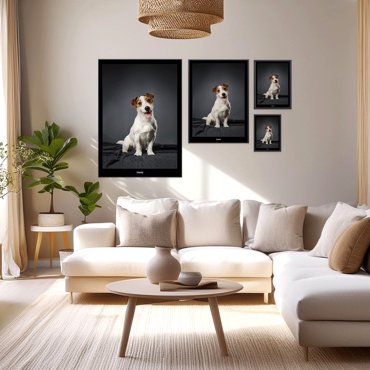 Fotoposter Hund 1 format