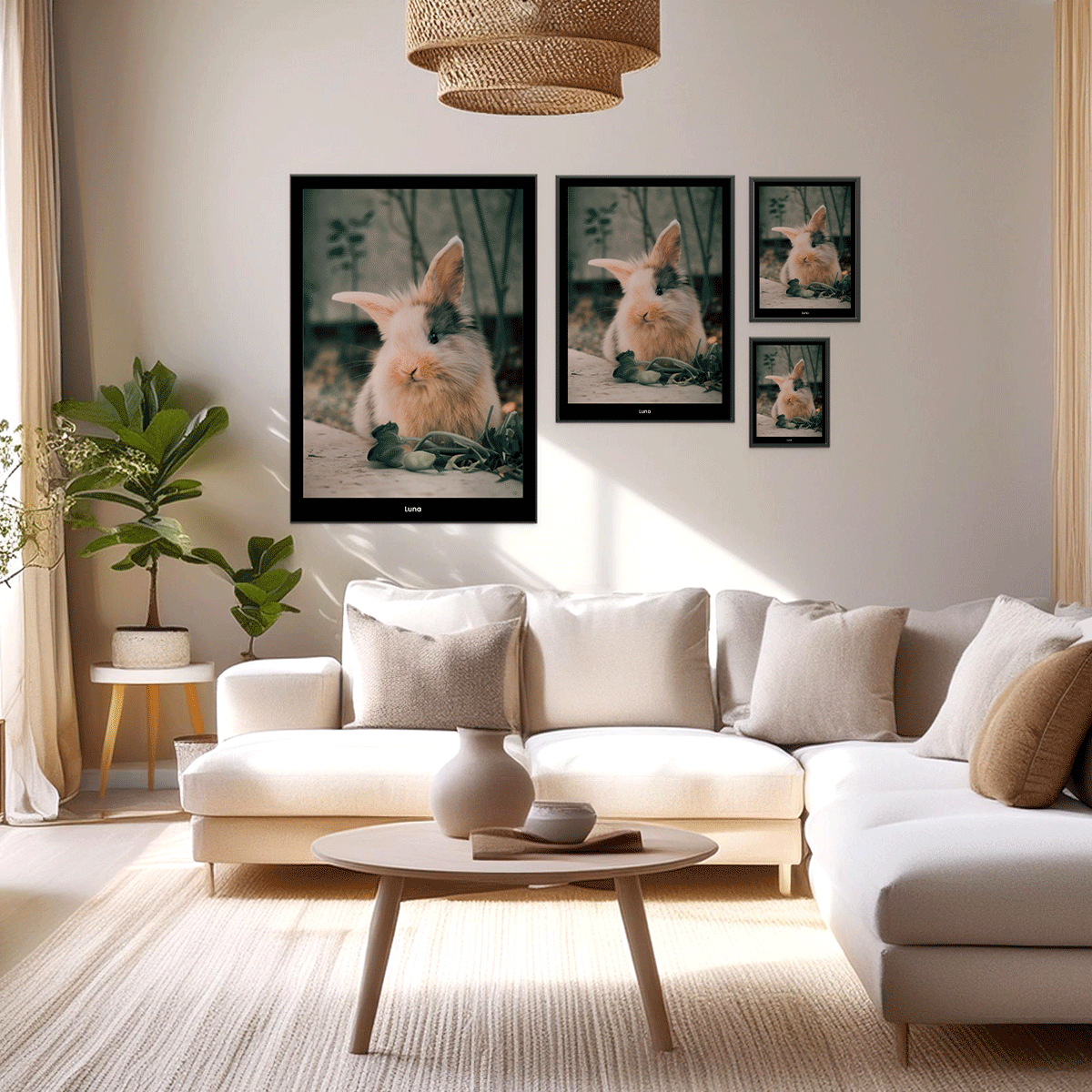 Fotoposter Kanin 1 Format