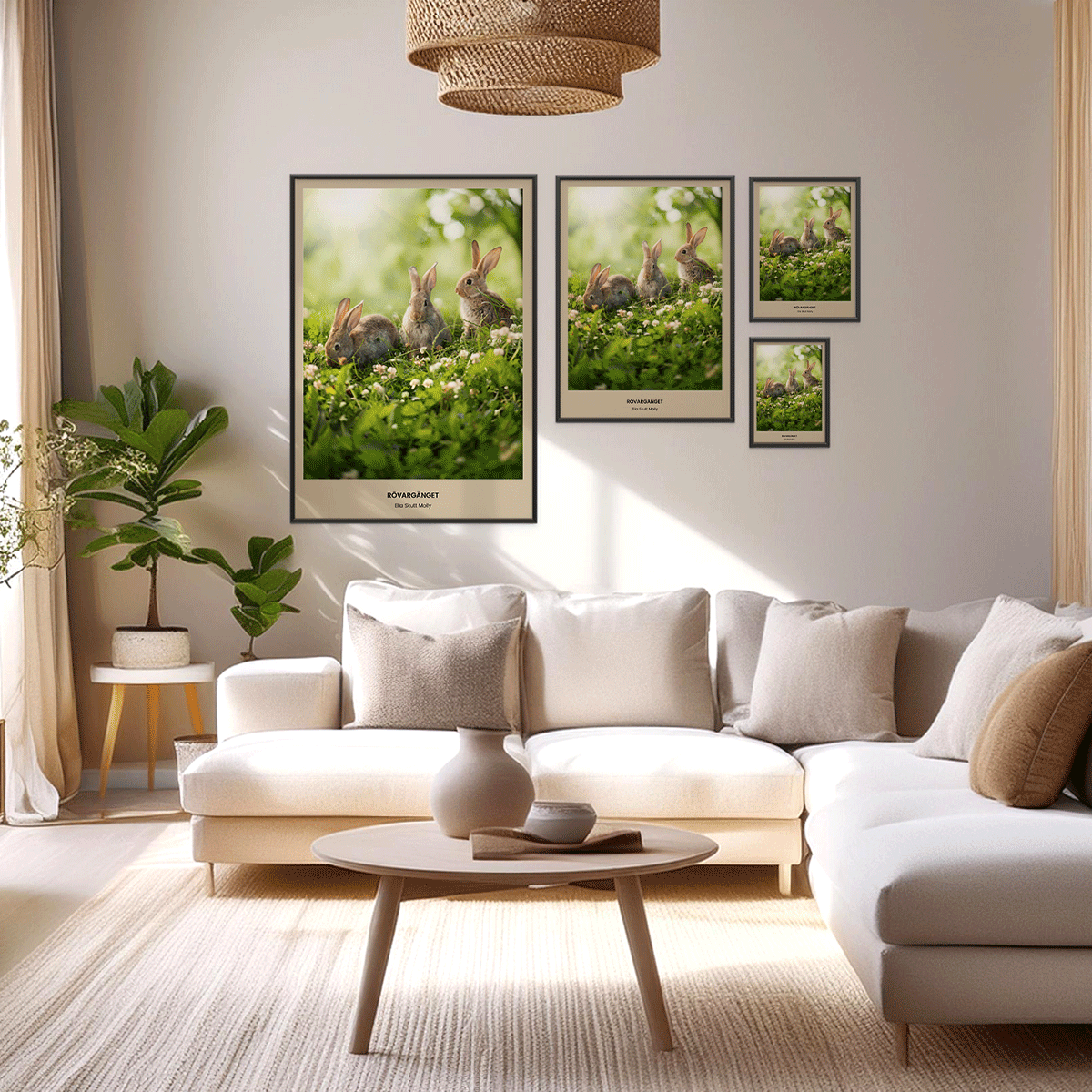 Fotoposter Kanin 3 Format