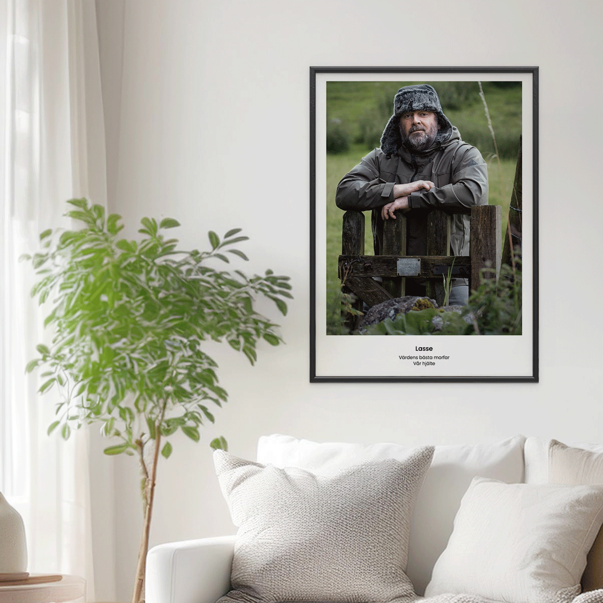 Fotoposter Morfar 1 Vägg 3