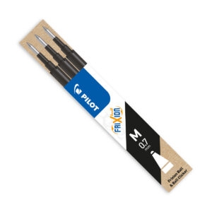 Refill Pliot FriXion Svart 0.7 3-pack