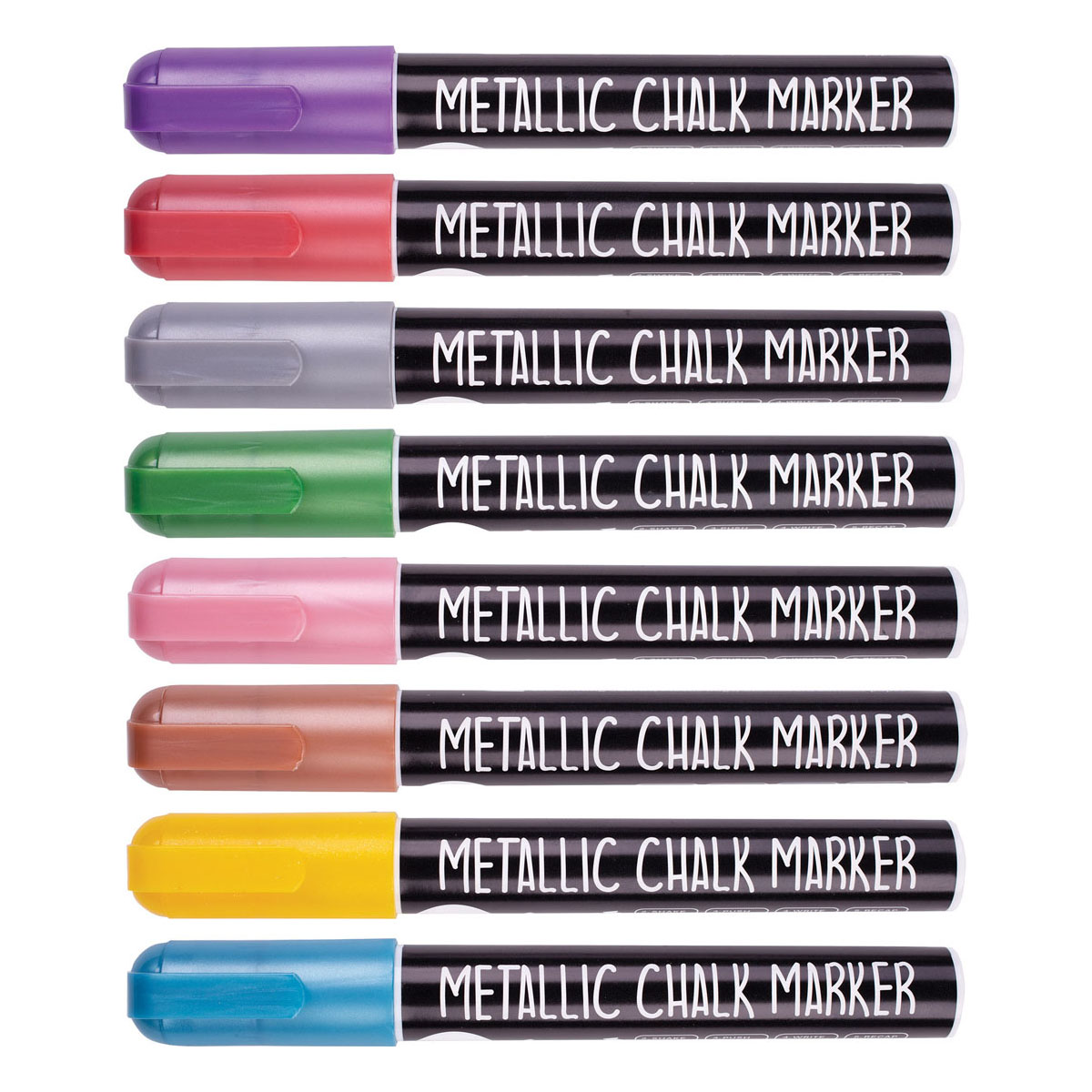 Chalk Markers Metallic 8 färger 3