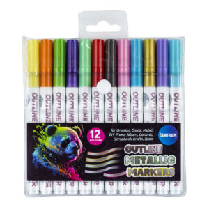 Markers Outline Metallic 12 färger