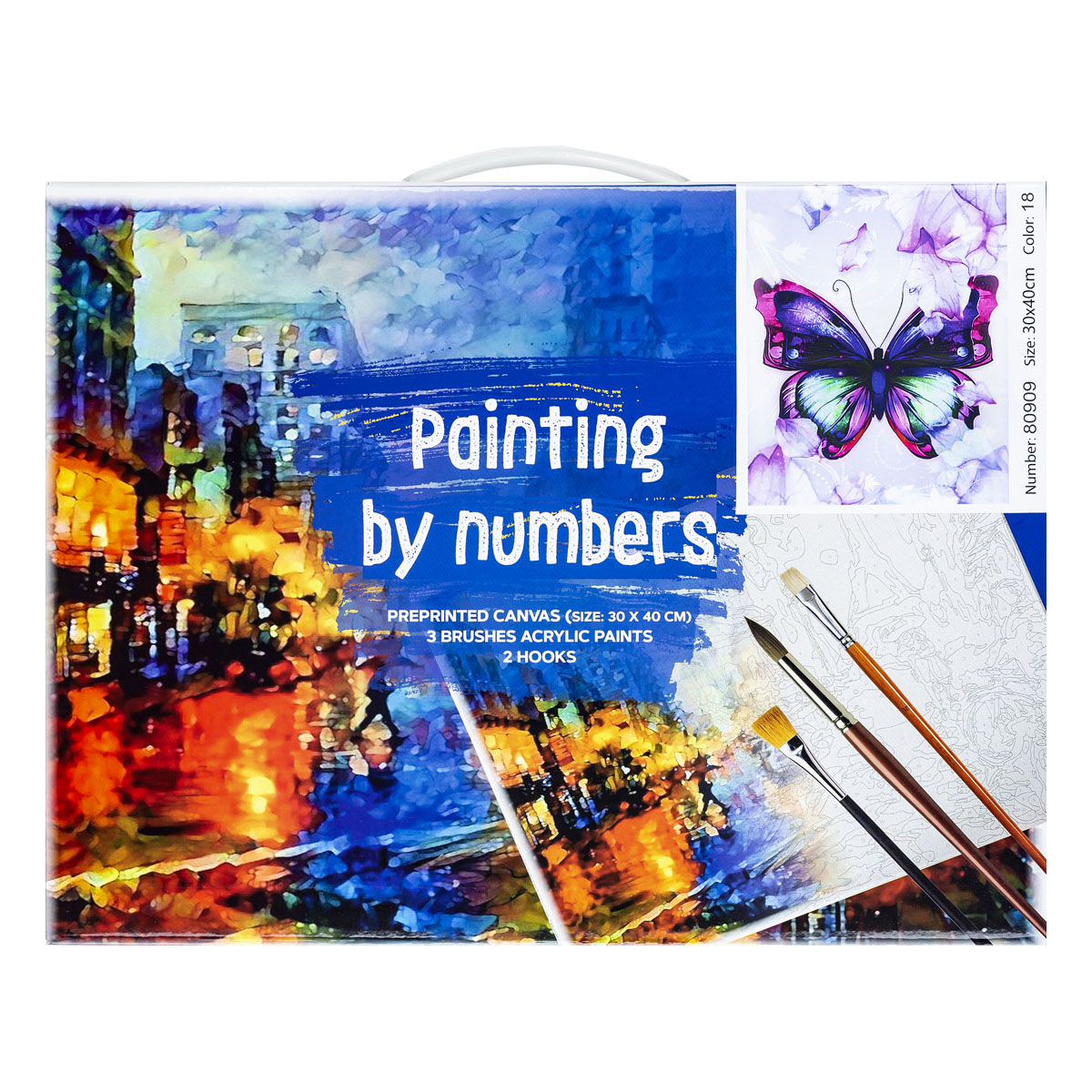 Paint by numbers Fjäril 30x40 Paint by numbers Fjäril 30x40