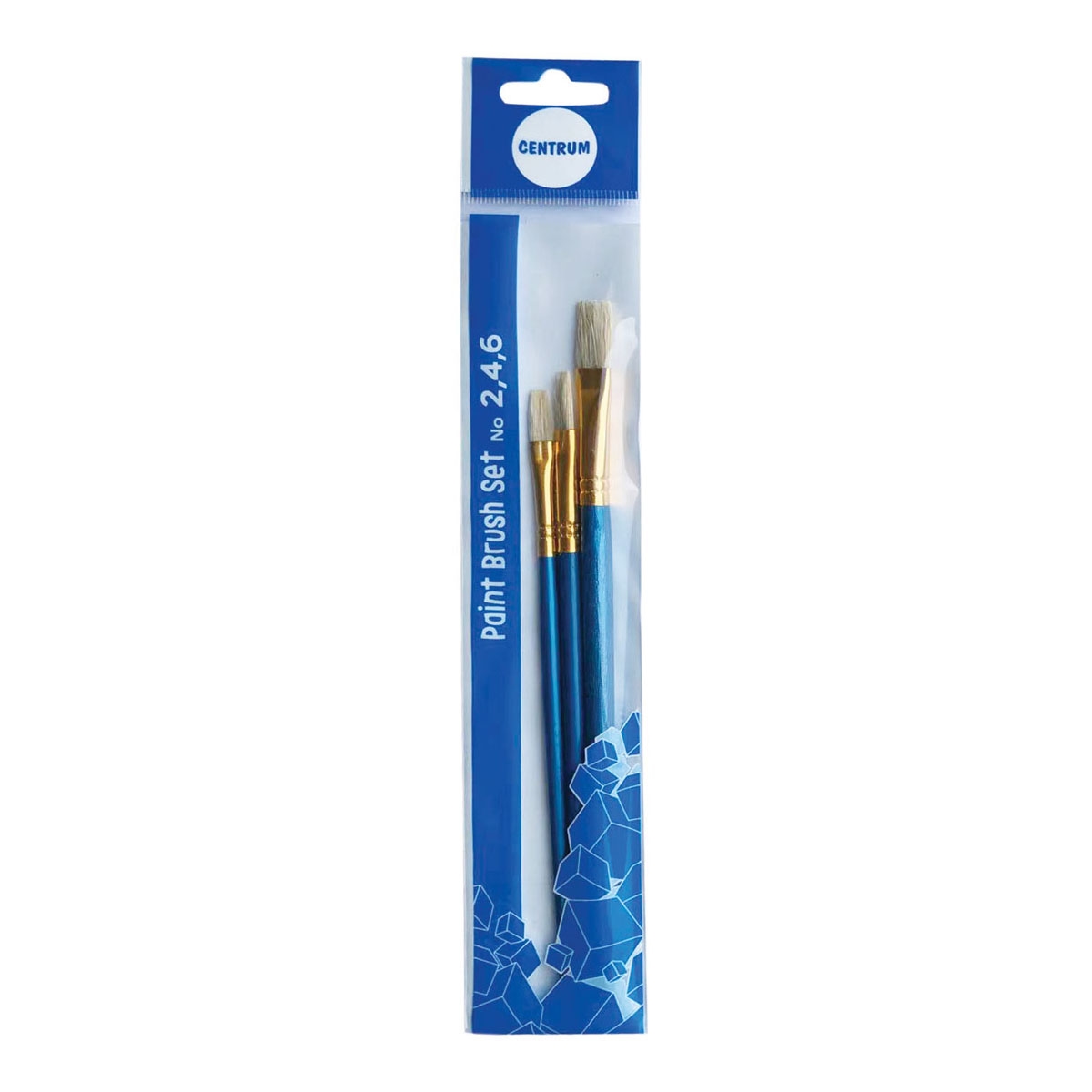 Penselset platta 3 storlekar Penselset platta 3 storlekar