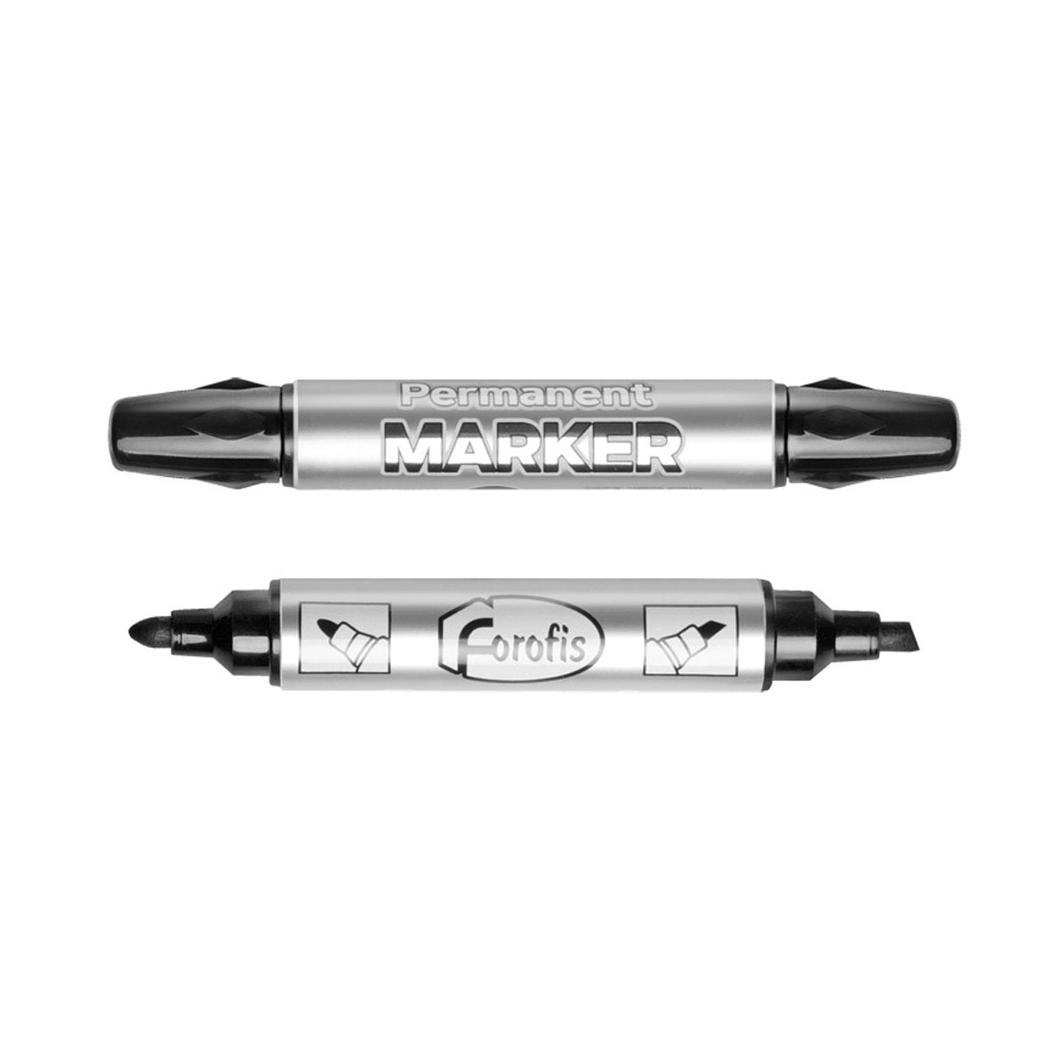 Permanent marker black dual tip Permanent marker black dual tip