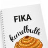 Anteckningsbok A5 Fika Kanelbulle 2