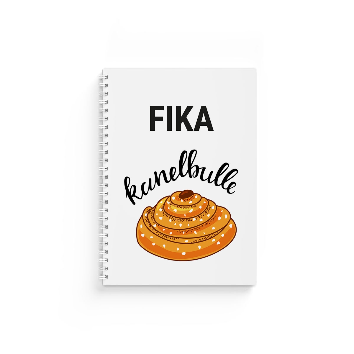 Anteckningsbok A5 Fika Kanelbulle Anteckningsbok A5 Fika Kanelbulle
