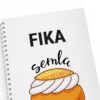 Anteckningsbok A5 Fika Semla 2