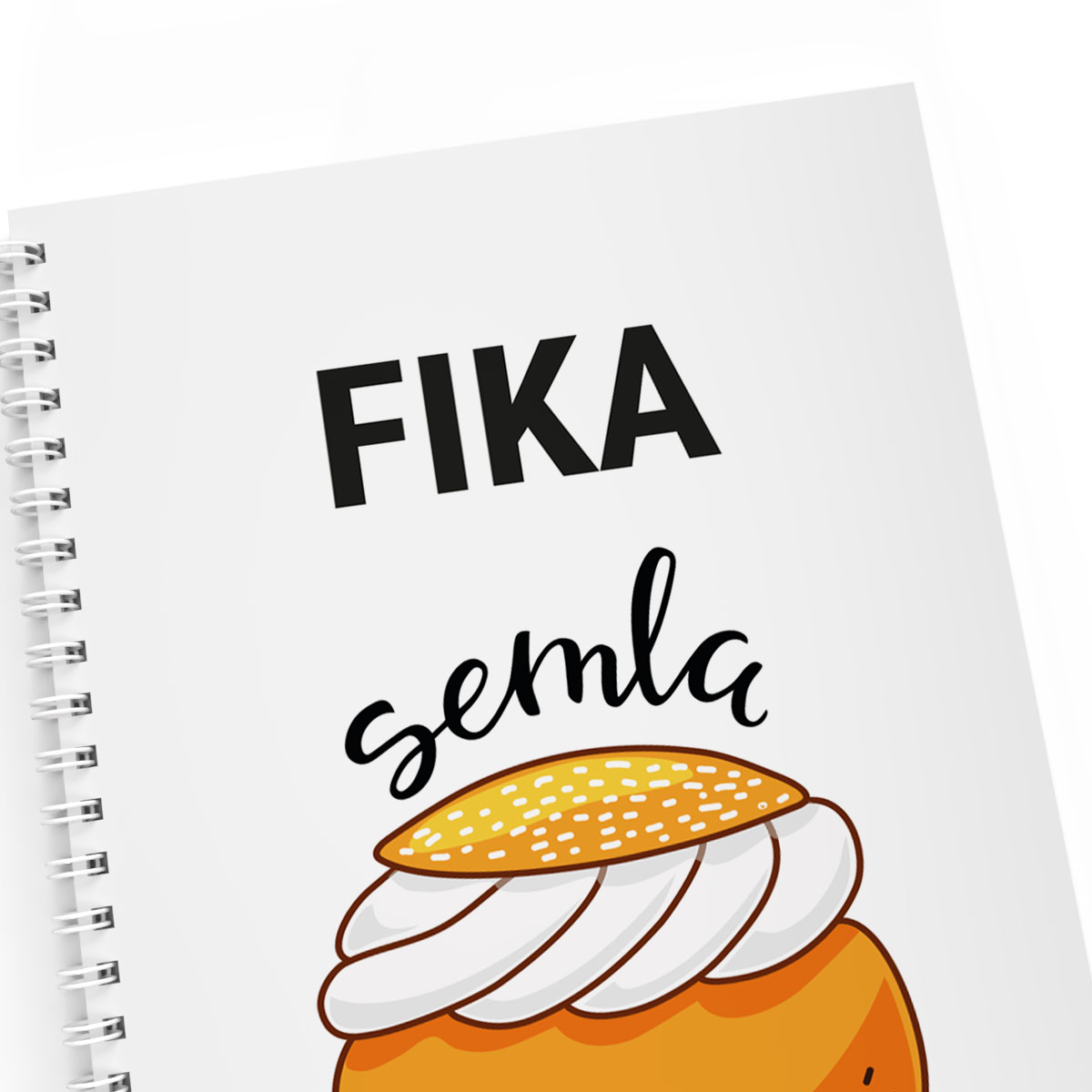 Anteckningsbok A5 Fika Semla 2