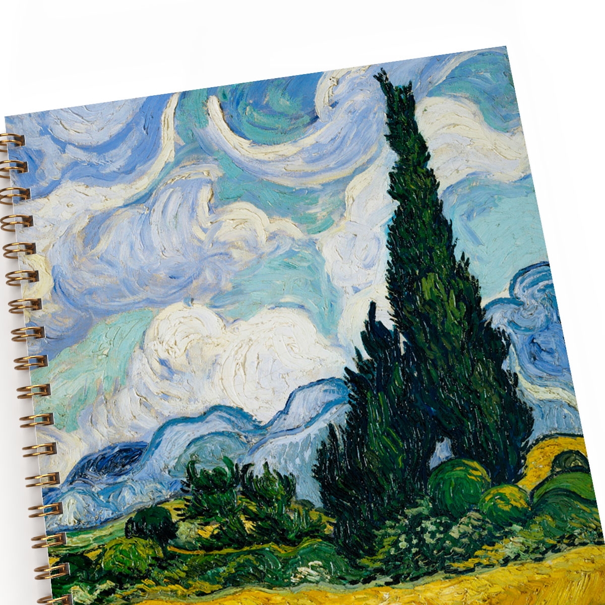 Anteckningsbok A5 Havrefält van Gogh 2
